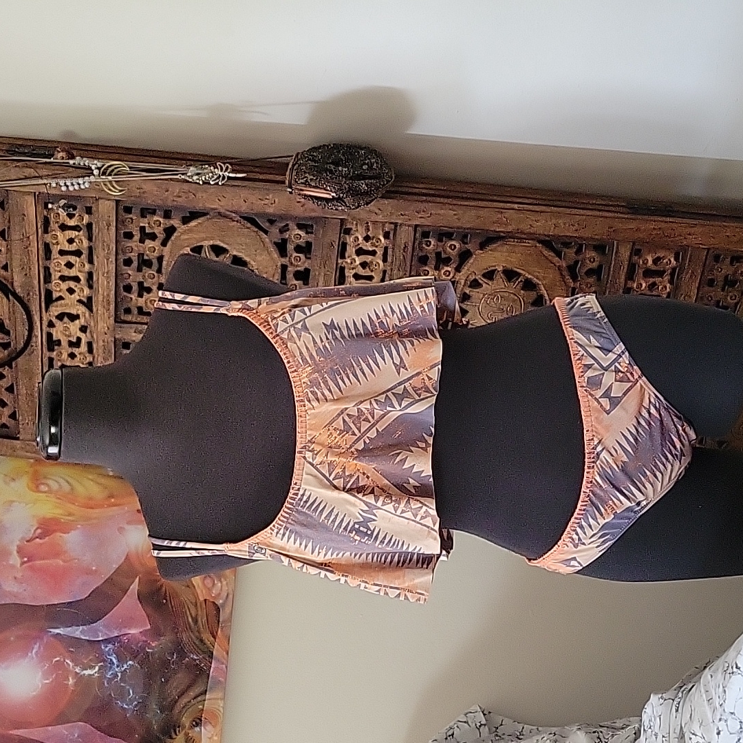 Volcom Aztec Pattern Bikini Set